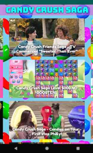 Free Candy Crush Saga Videos, Tricks 2