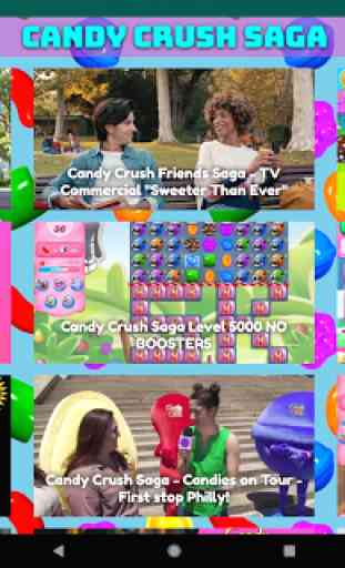 Free Candy Crush Saga Videos, Tricks 4