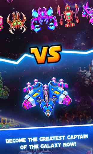 Galaxy Combat: Space shooter, Alien attack 2