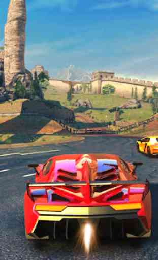 guerra carretera coche Rider: 3D sin fin de Racing 4