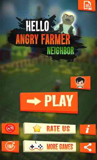 Hello Angry Farmer Neighbor - Rat a Tat Game 1