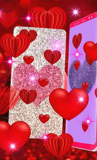 I Love You Hearts Live Wallpaper 3