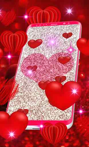 I Love You Hearts Live Wallpaper 4