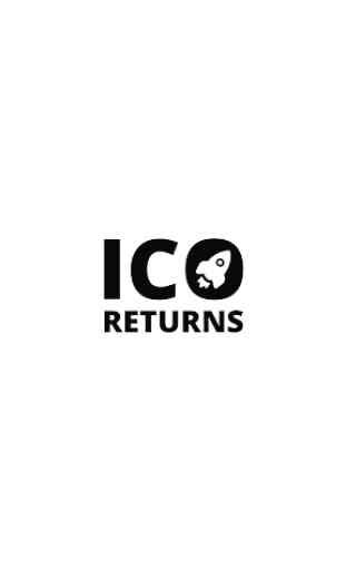 ICO STATS - ico price vs current vs return price 1