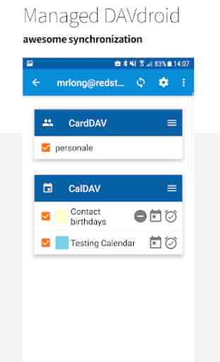 Managed DAVx⁵ – CalDAV/CardDAV for Organizations 3
