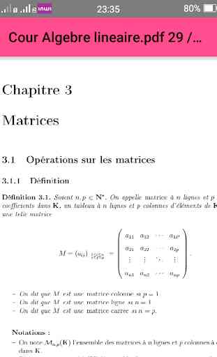 Maths: cours algebre lineaires 3