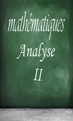 Maths : cours d’analyse II 2