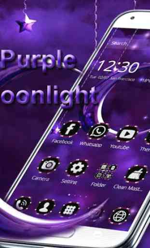 Púrpura luz de luna Tema 3