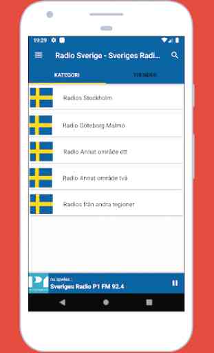 Radio Suecia, Radio Suecia FM 1