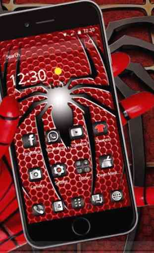 Red Metal Spider Theme 3