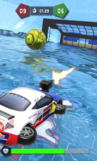 Rocketball Soccer League Water Surfer Simulator 3D 1