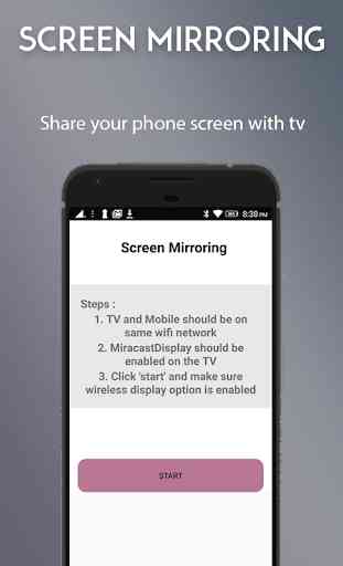 Screen Mirroring - Mobile Connect To TV (Castto) 2
