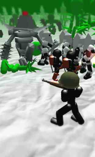 Stickman Simulator: Zombie Battle 4