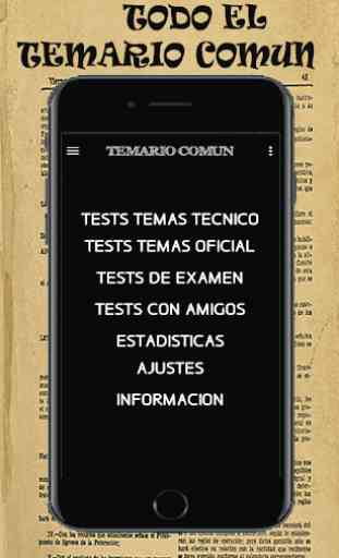 Test Temario Común  AGE 1