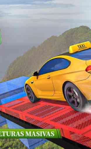 verdadera taxi coche acrobacias 3D: rampa imposibl 2