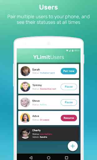 YLimit - Parental Control App (Parents device) 1