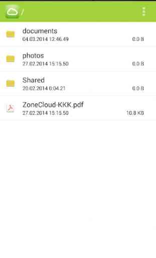 ZoneCloud - Cloud storage 1