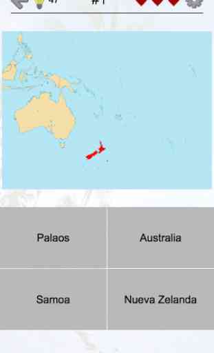 Australia y países de Oceanía - Banderas y mapas 1