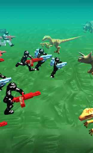 Battle Simulator: Stickman v.s. Dinosaur 1
