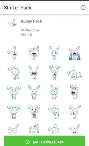 Bunny Sticker Pack 2