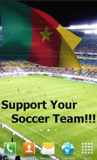 Cameroon Flag Live Wallpaper 1