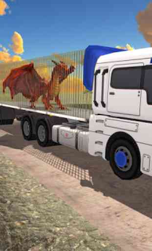 camión transporter dragones sim transport animales 3