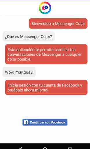 Color y Emoji Messenger 1