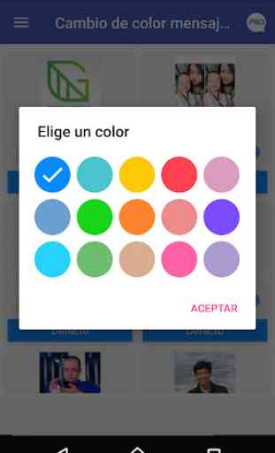 Color y Emoji Messenger 3