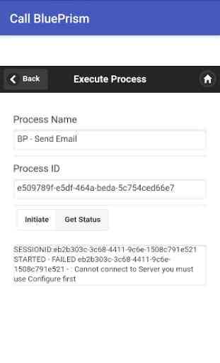 Execute BluePrism from Android 4