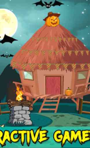 Free New Escape Games 59-Mystery Halloween Escape 3