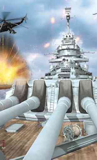 Guerrear Mundial Naval Guerra: Armada Batalla 3d 3