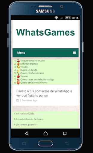 Juegos para whatsapp 2