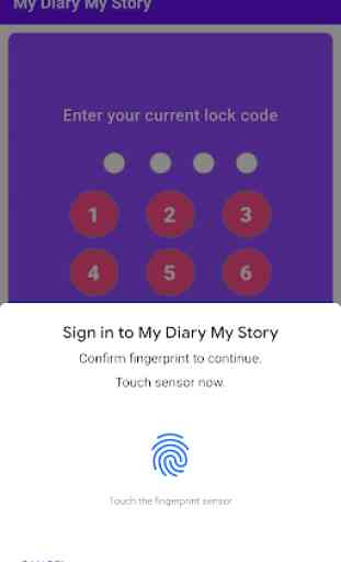 My Diary My Story  - With Lock and fingerprint 1