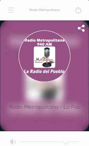 Radio Metropolinata 940 AM La Paz - Bolivia 2