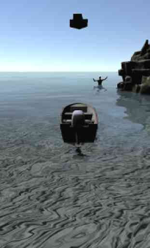 Simulador de salvador de bote de unidad 4