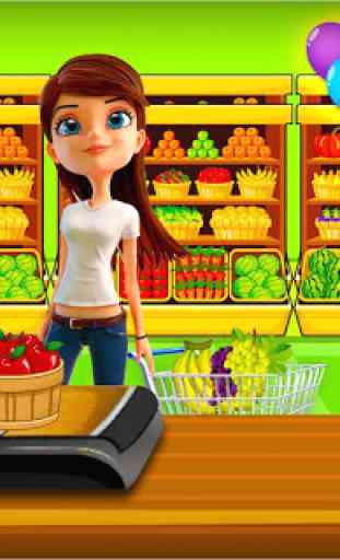 Supermercado Store Cajera  - niños compras juego 1