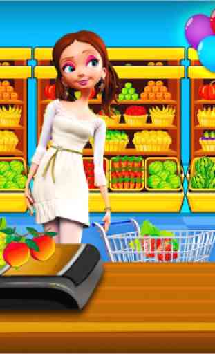 Supermercado Store Cajera  - niños compras juego 3