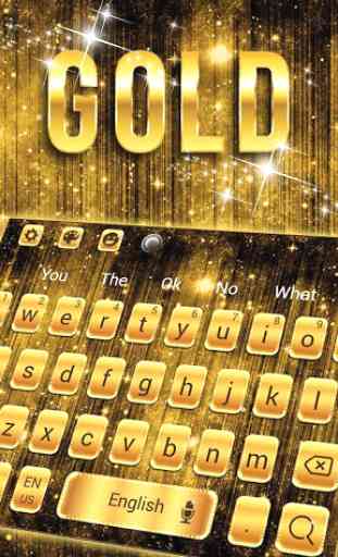 Tema del teclado de oro 2