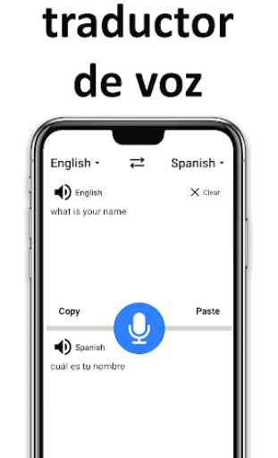 traducir español de inglés con voz 1
