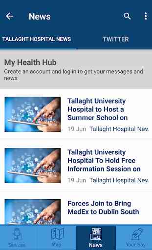 TUH Patient App: Tallaght Hospital Patient Connect 3