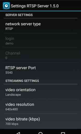 VXG RTSP Server (IP camera) 4