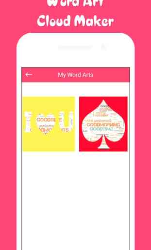 Word Art Cloud Maker : Word Collage Maker 3