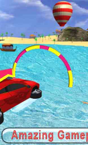 agua carrera de coches flotantes 2
