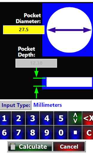Circle Pocket CNC Milling Programming Calculator 1