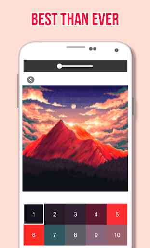 Colorear el paisaje por número - Pixel Art 2