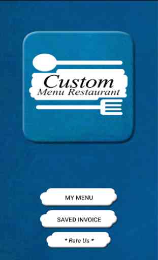 Custom Restaurant Menu 1
