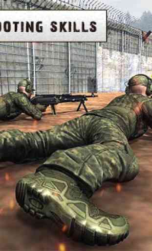 ejército 3D formación: carrera obstáculos + campo 2