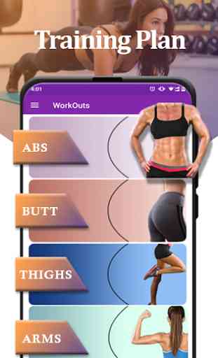 Female Fitness App - Women Workouts,Lose belly Fat 3