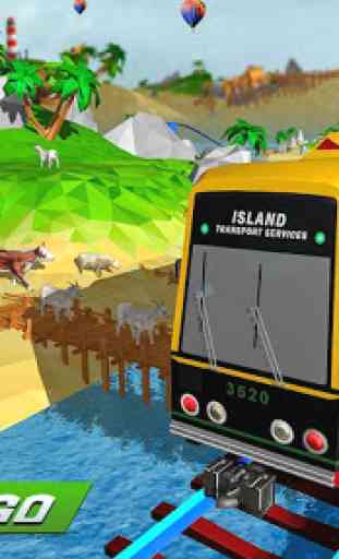 Isla Tren Carga Transporte Simulador 2018 3