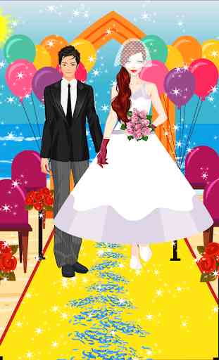 Juegos de bodas en la playa - Princesa Dress up 3